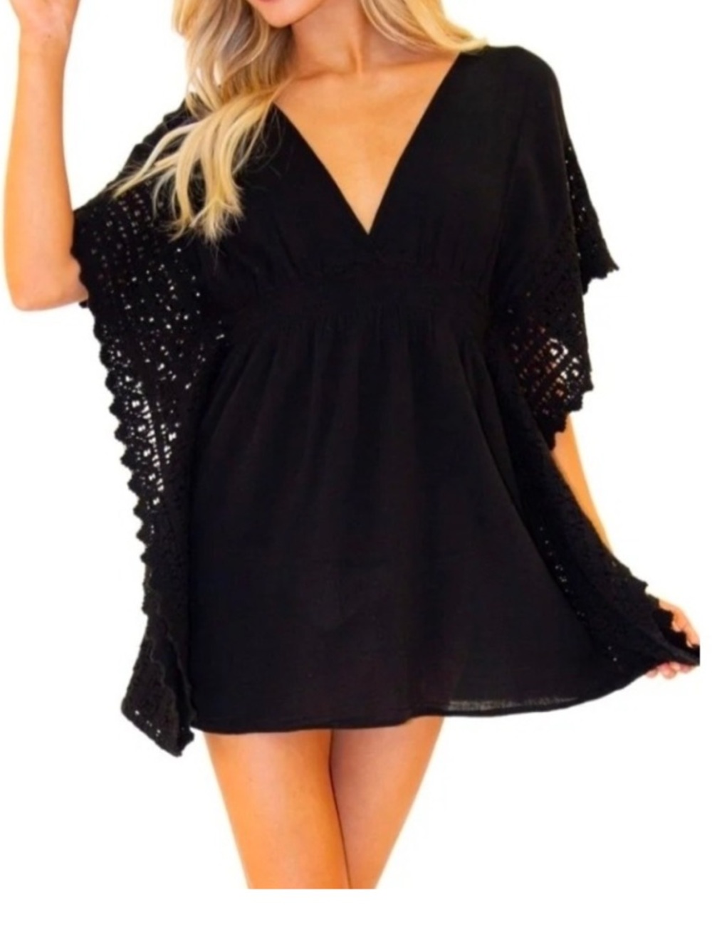 Seaspice Resort Wear Isla Crochet Swim Cover Up Black
100% Peruvian Cotton
